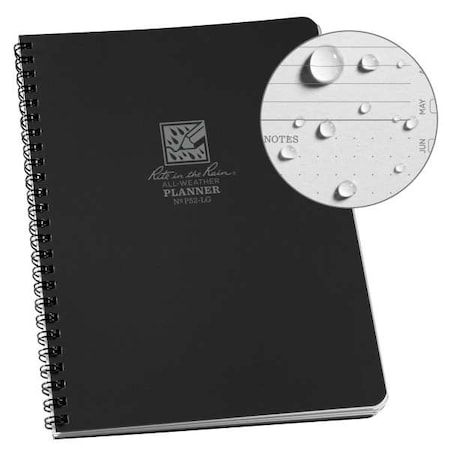 All Weather Notebook, Black, Polydura MPN:P52-LG