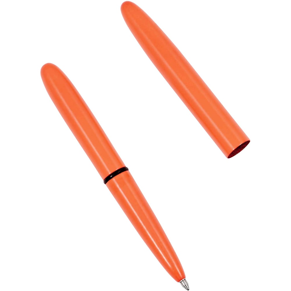 Rite In The Rain All-Weather Pens, Bullet Point, 0.7 mm, Blaze Orange Barrel, Black Ink, Pack Of 6 Pens MPN:OR96