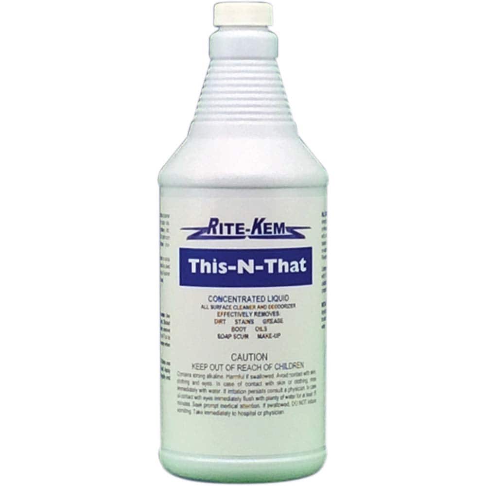 Bathroom, Tile & Toilet Bowl Cleaners, Form: Liquid Concentrate , Container Type: Bottle , Scent: Pleasant , Disinfectant: No  MPN:THIS-N-THAT-CS
