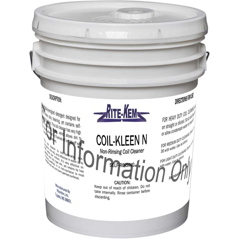 Air Conditioning & Refrigeration Cleaner: Concentrated, 5 gal MPN:COIL-KL-N-05