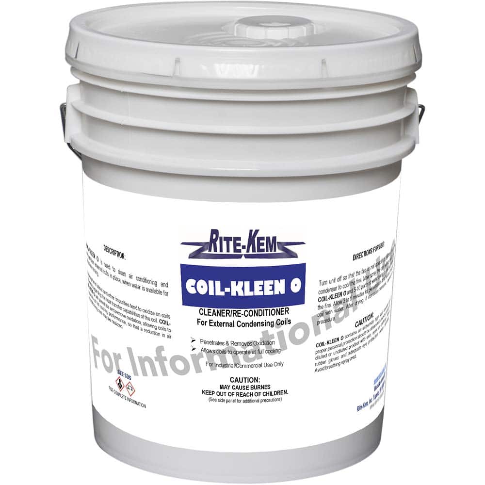 Air Conditioning & Refrigeration Cleaner: Concentrated, 5 gal MPN:COIL-KL-O-05