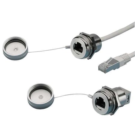 RJ45 Interface Port, Port Accessory, Brass MPN:2482730