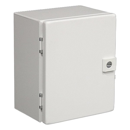 1/4-Turn Latch Electrical Enclosure, 250 mm H, 100 mm D, 200 mm W, 4, Steel MPN:8018097