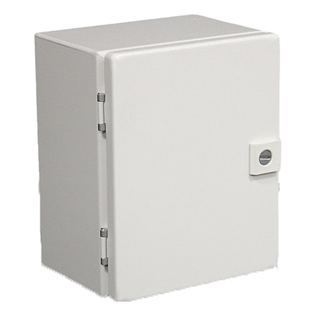 1/4 Turn Latch Electrical Enclosures, 9.80 in H, 5.90 in D, 10 in W, 4, Steel MPN:JB101006HC