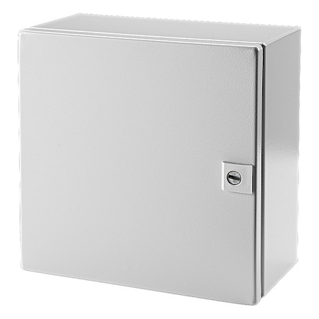 1/4 Turn Latch Electrical Enclosures, 11.80 in H, 5.90 in D, 12 in W, 1, 12, 3R, 4, Steel MPN:WM121206NC
