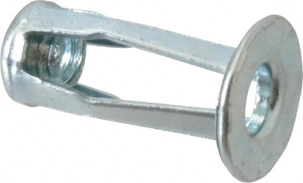 #10-24 UNC Thread, Clear Zinc Plated, Steel, Screwdriver Installed Rivet Nut MPN:/JK-0502/P25