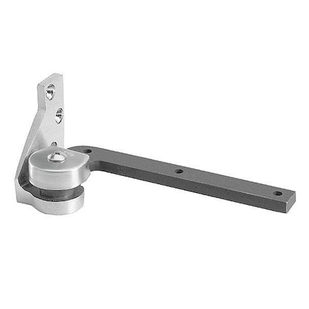 Pivot Hinge, Brass, Full Mortise Mounting, 1 1/16 in Leaf W x 4 1/4 in Leaf H, Satin Chrome MPN:117-1/4 626 LH