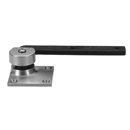 Pivot Hinge, Brass, Full Mortise Mounting, 1 1/16 in Leaf W x 4 1/4 in Leaf H, Satin Chrome MPN:117 626 RH