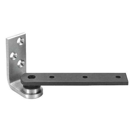 Pivot Hinge, Brass, Full Mortise Mounting, 1 in Leaf W x Satin Chrome MPN:127-3/4 626