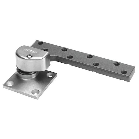 Pivot Hinge, Brass, Full Mortise Mounting, 1 1/16 in Leaf W x 4 1/4 in Leaf H, Satin Chrome MPN:147 626 LH