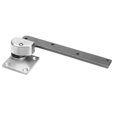 Pivot Hinge, Brass, Full Mortise Mounting, 1 1/16 in Leaf W x 4 1/4 in Leaf H, Satin Chrome MPN:147 626 RH