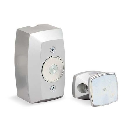 Electromagnetic Door Release, Aluminum, Steel, 0.08 A at 12V DC, 0.08A at 120V AC, 0.08A at 24V AC/DC MPN:996