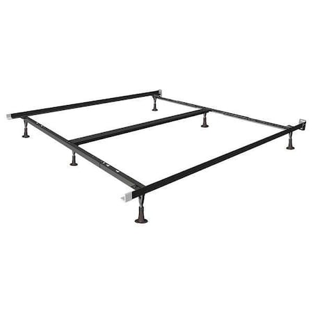 Bed Frame, 70In L x 60In W x 7-1/4In H MPN:DQKG6