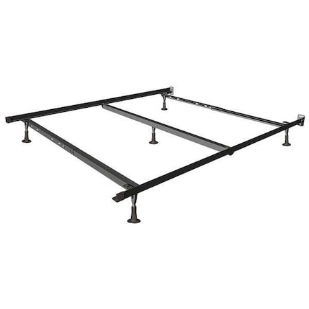 Bed Frame, 70In L x 60In W x 7-1/4In H MPN:DTQG5