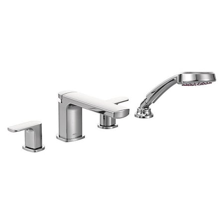 Tub Spout, Silver, 10-19/32