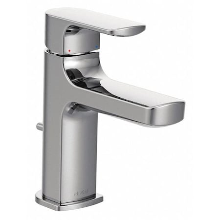 Manual Straight Spout Bathroom Faucet, Single Hole Mount, Chrome 1 Hole MPN:6900