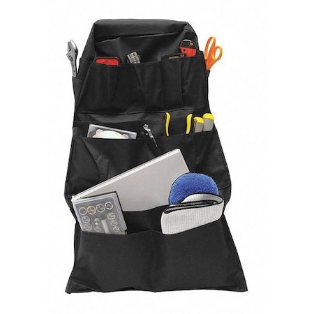 Pocket Seat-Back, 14, Organizer, Black MPN:RPSB-14BK