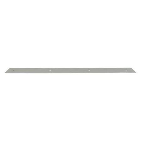 Chrome Finish Top Mud Flap Plate, 24