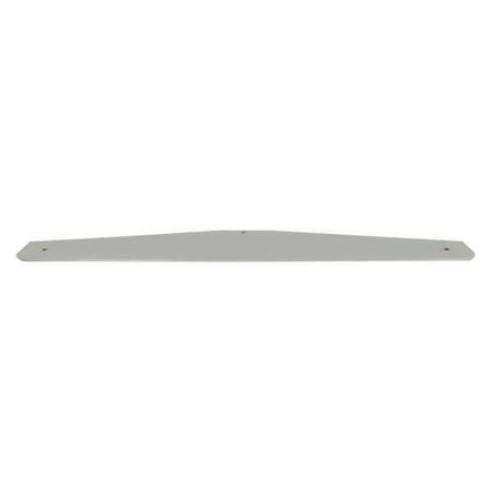 Chrome Finish Bottom Mud Flap Plate, 24