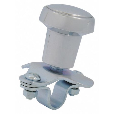 Chrome Steering Wheel Spinner Knob MPN:RP-70100