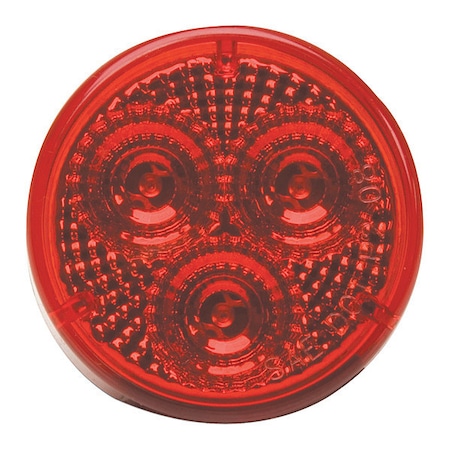 Diamond Lens Sealed Light, 2 Round LED, Color: Red MPN:RP1030RDL