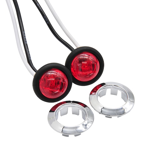 0.75in. LED Clearance & Side Marker Lights, 2-Pack Red MPN:RP534R2