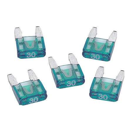 MINI Fuses, 30A, PK5 MPN:RPMINI30