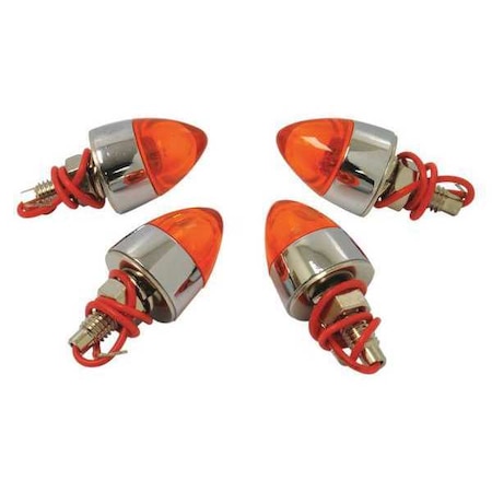 Lighted Tip License Plate Screws, Amber MPN:RP-7868