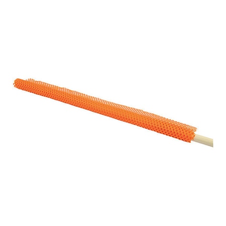 Orange Mesh Flag, w/Wooden Dowel, 18x18 MPN:1818SO