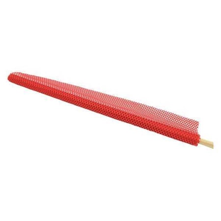 Red Mesh Warning Flag, w/Wooden, 24x24 MPN:2424S