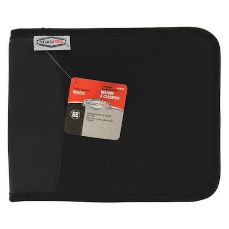 3-Ring Zippered Binder for Loose-Leaf MPN:LB-001BK