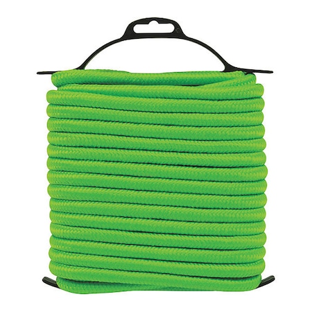 Poly Rope, Bright Green, 3/8x50ft. MPN:RP890006GR