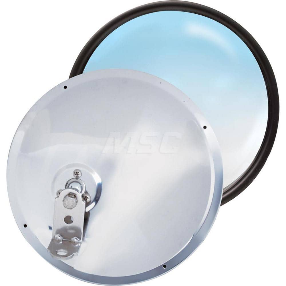 Automotive Mirrors, Mirror Type: Convex Mirror , Mirror Width: 9.2in , Mirror Length: 8.1in , Mirror Diameter: 7.5in , Material: Stainless Steel  MPN:RP-20SOS