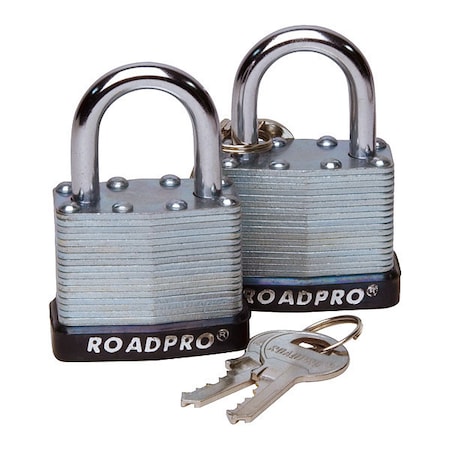 Laminated Steel Padlock, w/Bumper, 40mm MPN:RPLS-40/2