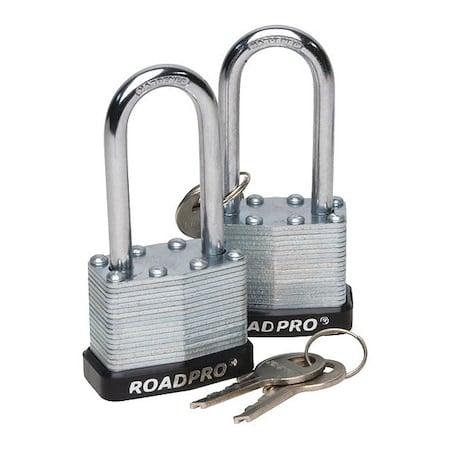 Laminated Steel Padlock, w/Bumper, 40mm MPN:RPLS-40L/2