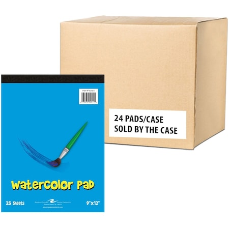 Case of Kids Watercolor Paper Pad, 9