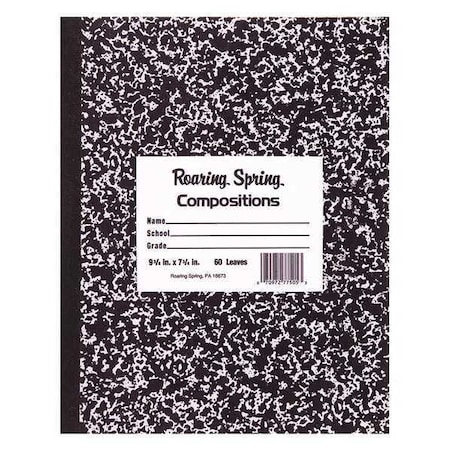 Case of Black Marble Composition Notebooks, Wide Ruled, 60 sht, 9.75