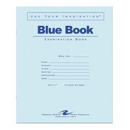 Case of Exam Blue Books, 8.5