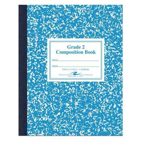 Case of Blue Marble Comp Notebooks, Grade 2 Ruled, 50 sht, 9.75