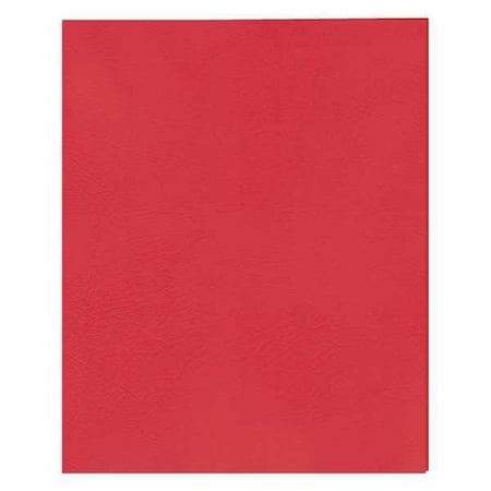 Case of Red Paper Pocket Folders, 11.75