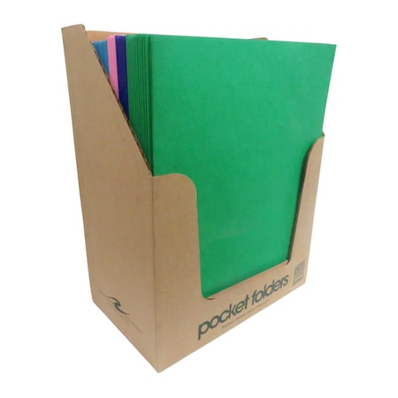 Pocket Folders in Holder, 11.75