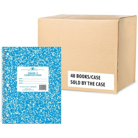 Case of Grade Two Wirebound School Notebooks, 10.5