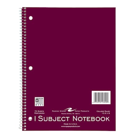Case of Wirebound Notebooks, 10.5