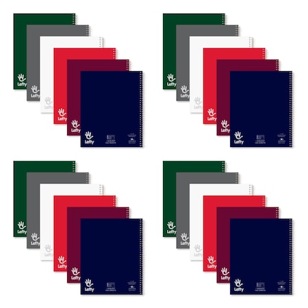 Lefty Left Handed Notebooks, 1 Sub, PK24 MPN:11096CS
