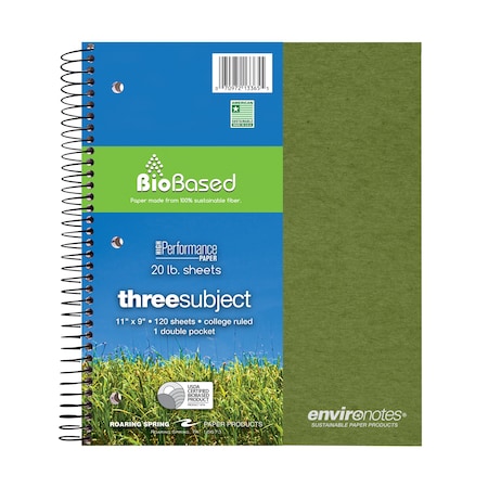 Subject 1 Pkt Wirebound Notebooks, 11