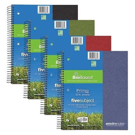 Subject 1 Pkt Wirebound Notebooks, 11