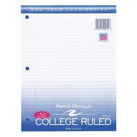Case of Loose Leaf Paper, 150 sht/pk, 8