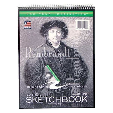Case of Sketch Books, 30 Sheets of Heavy 50 lb White Drawing Paper, 9