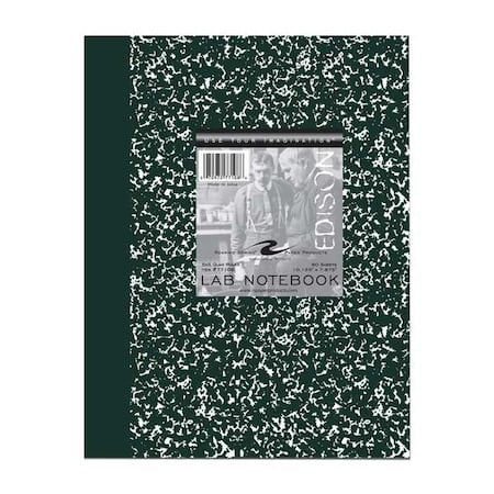 Lab Notebook, 8 in. x 10 in., Green MPN:77108