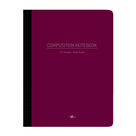 Case of Assorted Color Poly Flex Comp Notebooks, Wide Ruled, 70 sht, 9.75